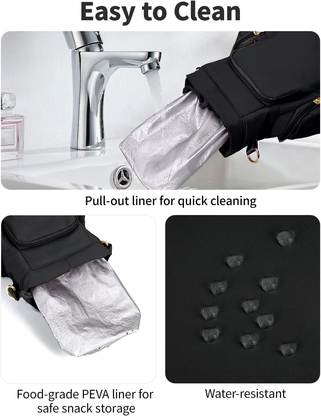 Dog Treat Pouch for Dog Walking, Training with Detachable Strap, Large Capacity Fit for 40oz Stanley Cup, Easy-to-Clean PEVA Material, Multiple Pockets, Training Clicker, Gift for Pet Lovers