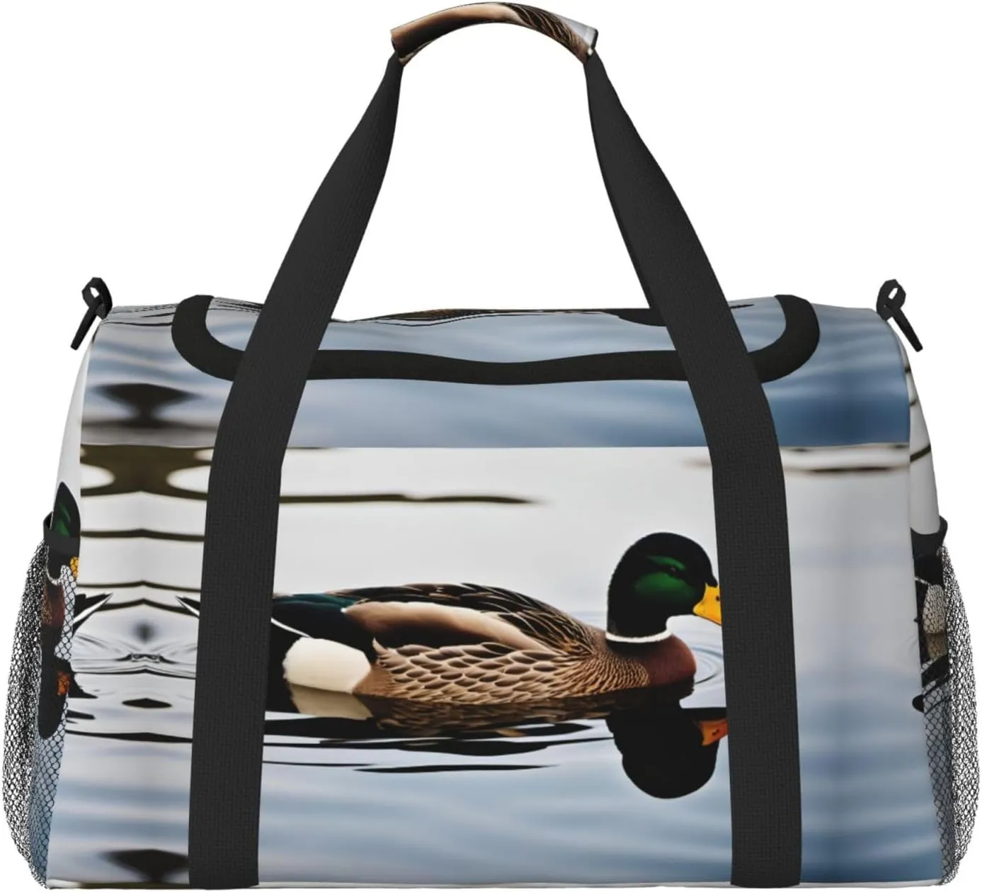 domestic duck print Personal Item Bag Carry on Bag Underseat Travel Duffel Bags Gym Carry On Sports Bags