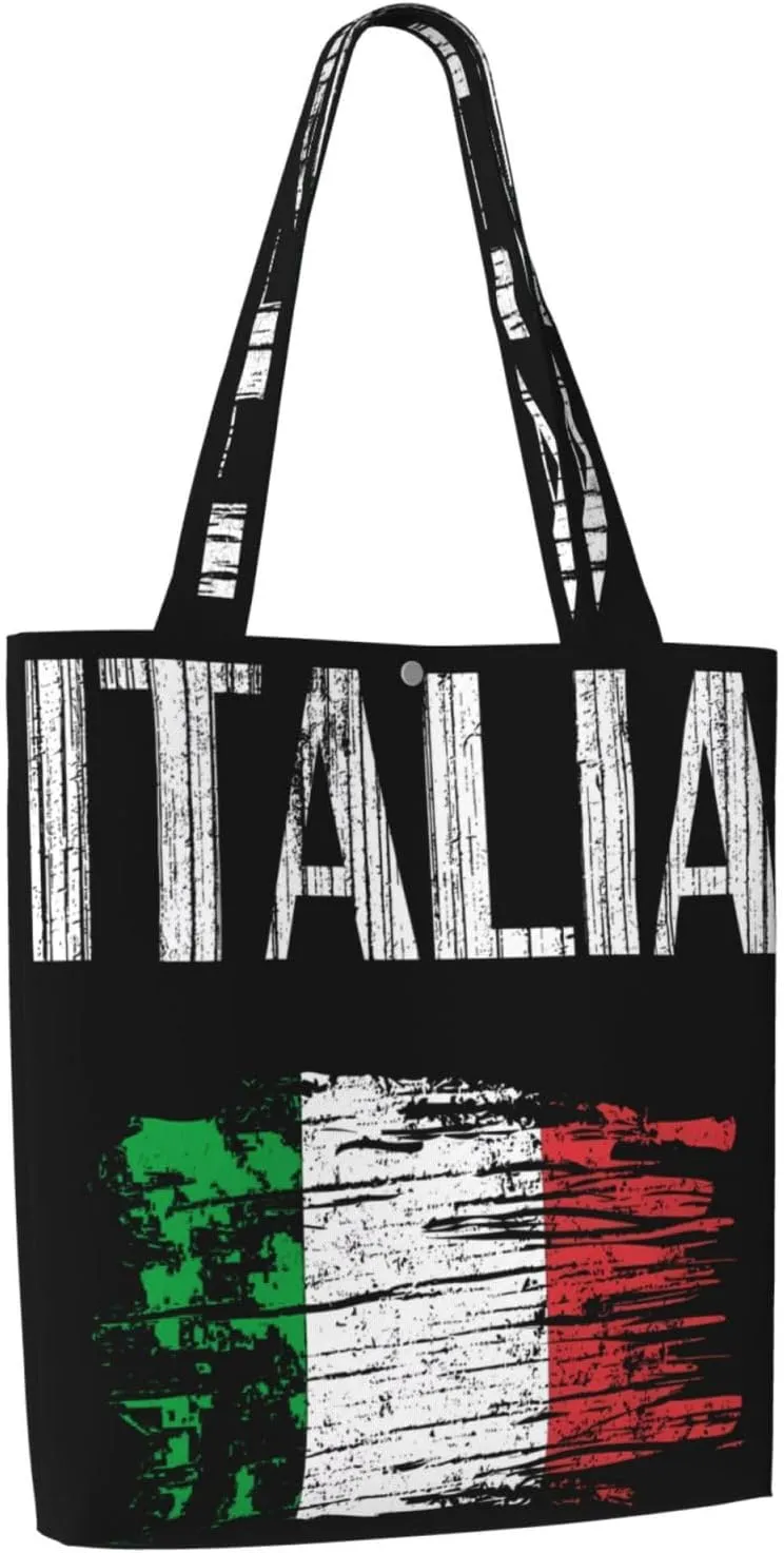 Dominican Republic Flag Canvas Totes Bag Shoulder Bags Shopping Crossbody Work Bag 13.8 X 15.4 inch