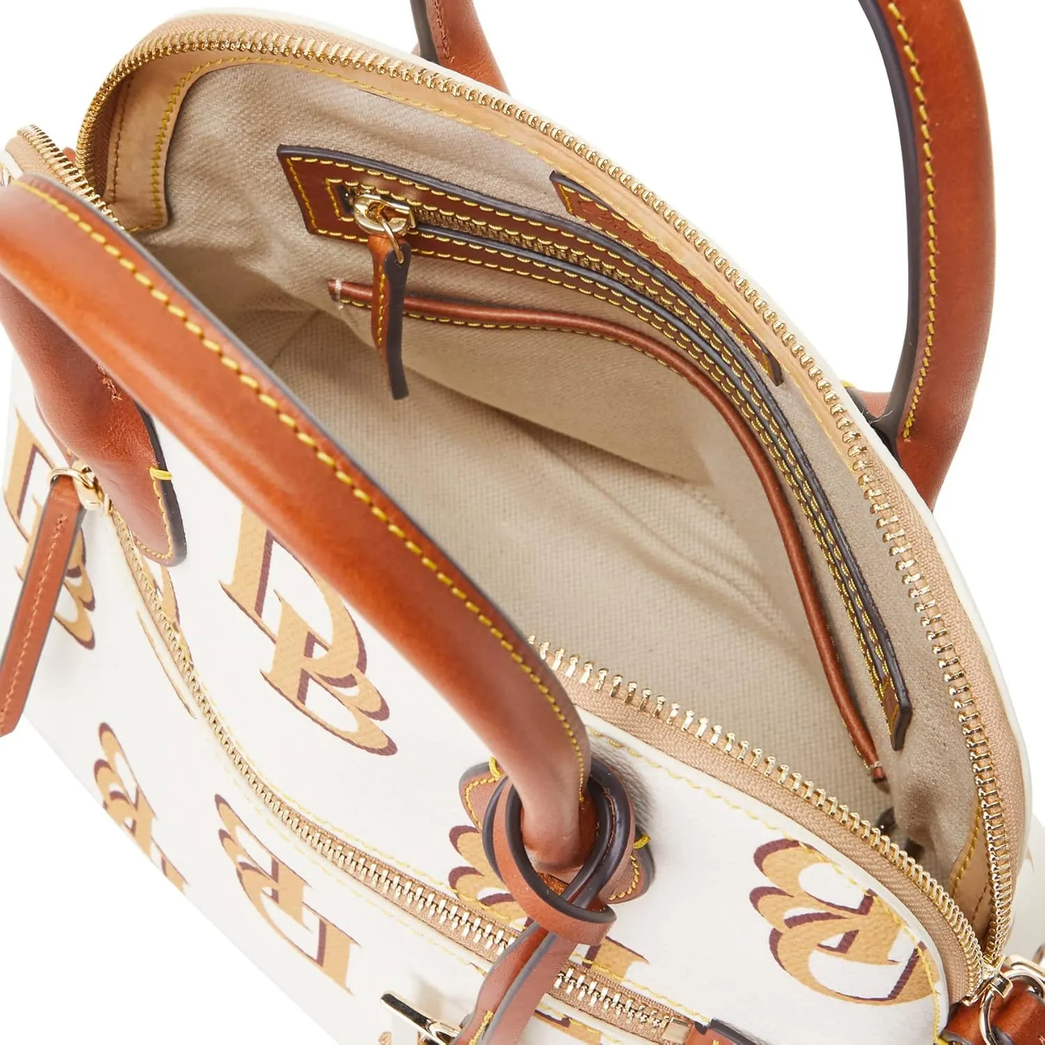 Dooney & Bourke Handbag, Monogram Domed Satchel