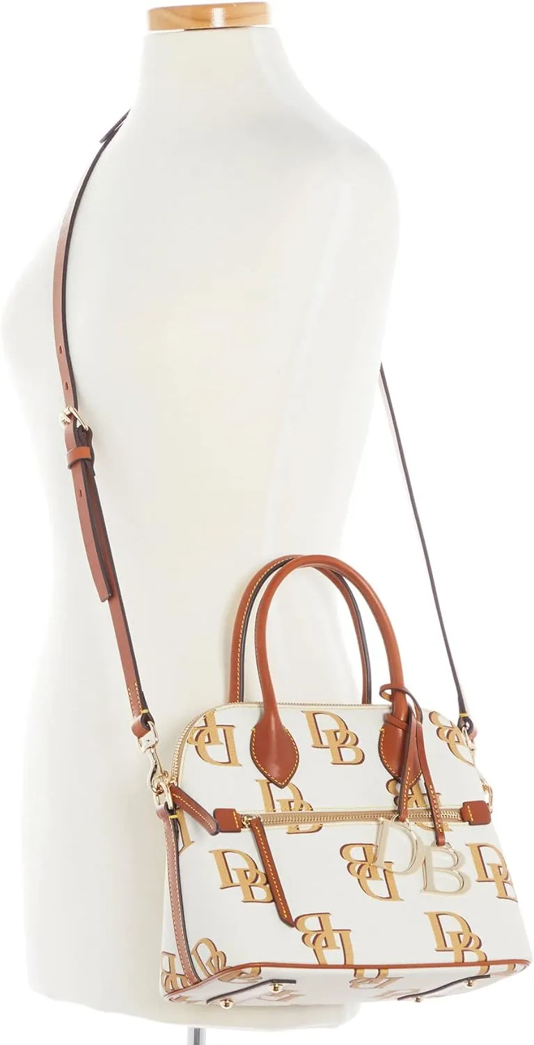 Dooney & Bourke Handbag, Monogram Domed Satchel
