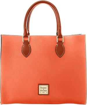 Dooney & Bourke Women's Janine Satchel in Pebble Grain Leather, Large Handbag with Adjustable & Detachable Shoulder Strap