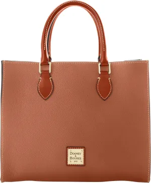 Dooney & Bourke Women's Janine Satchel in Pebble Grain Leather, Large Handbag with Adjustable & Detachable Shoulder Strap
