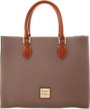 Dooney & Bourke Women's Janine Satchel in Pebble Grain Leather, Large Handbag with Adjustable & Detachable Shoulder Strap