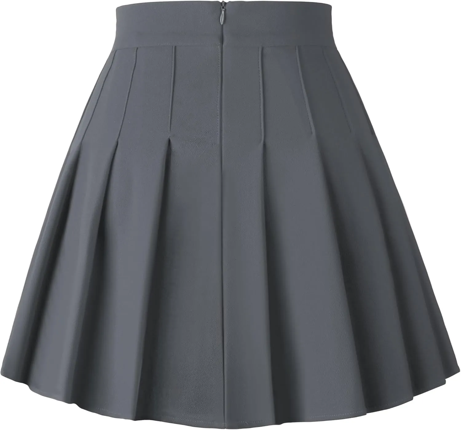 Dressever Women's Pleated Skirts Mini Skater Basic Skirt High Waist Tennis Skirt School Uniform Cheerleader Skirts