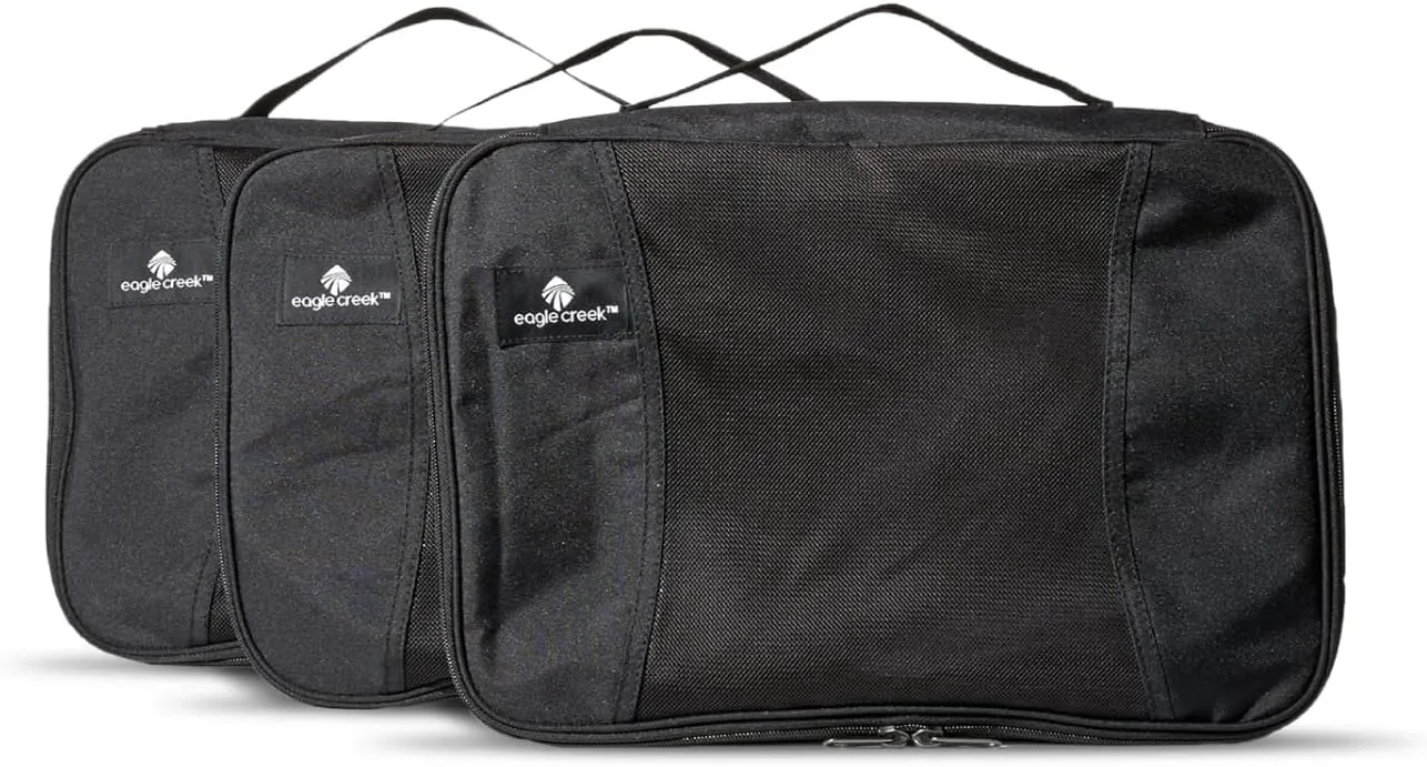 Eagle Creek Pack-It Full Cube Packing Set, Black, Set of 3