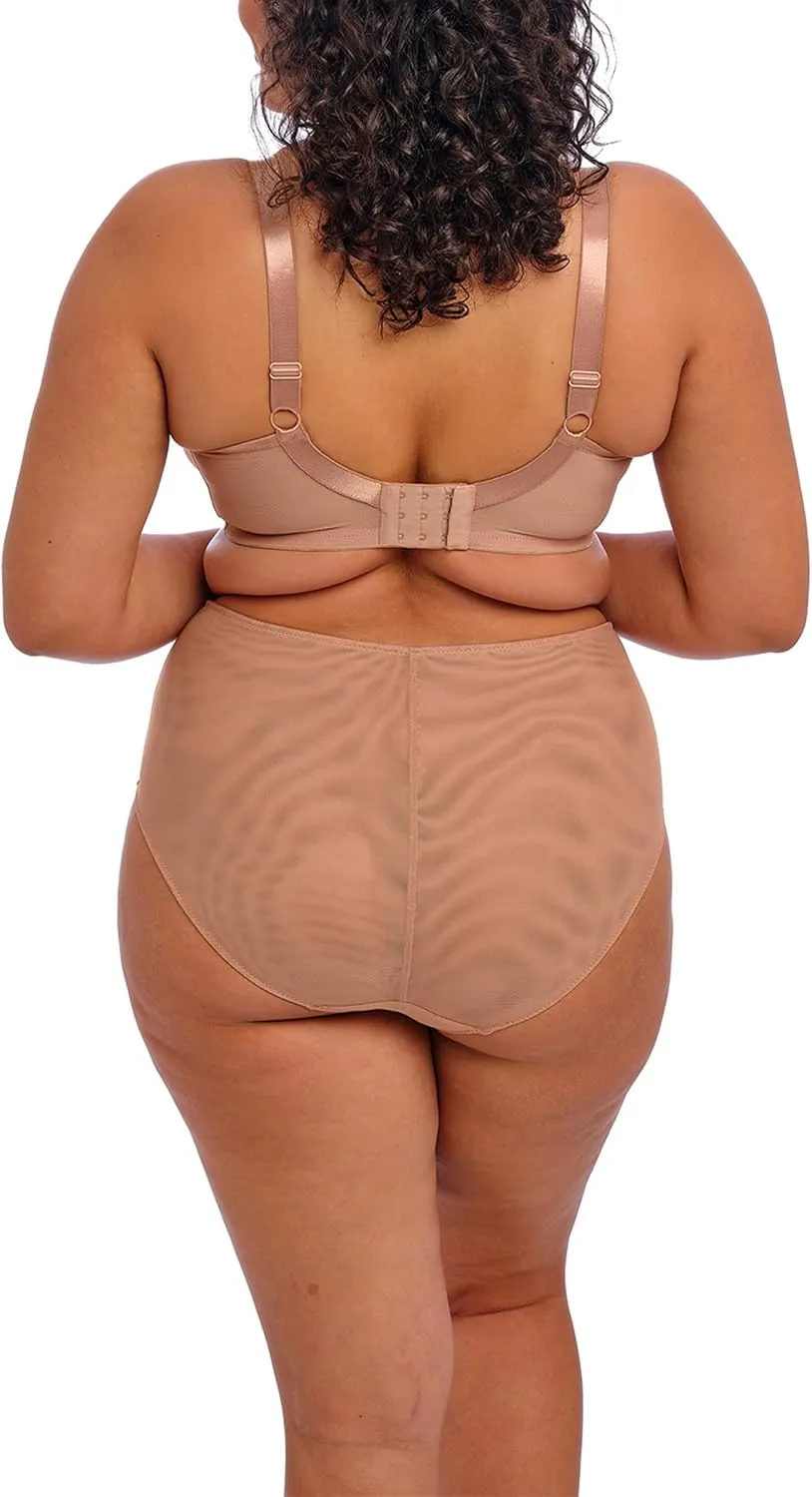 Elomi Women's Sachi Plunge Bra: Striking Design with On-Trend Strap Detailing. Low Front Plunge, Cotton Lined Panels DD  Bras