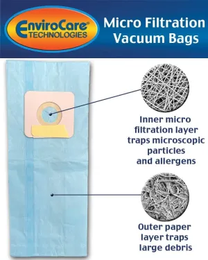 EnviroCare Replacement Micro Filtration Vacuum Cleaner Dust Riccar 2000, 4000 and Vibrance Series. Simplicity 5000, 6000 and Symmetry Type A 24 Bags, Pack of 24, Blue, Count