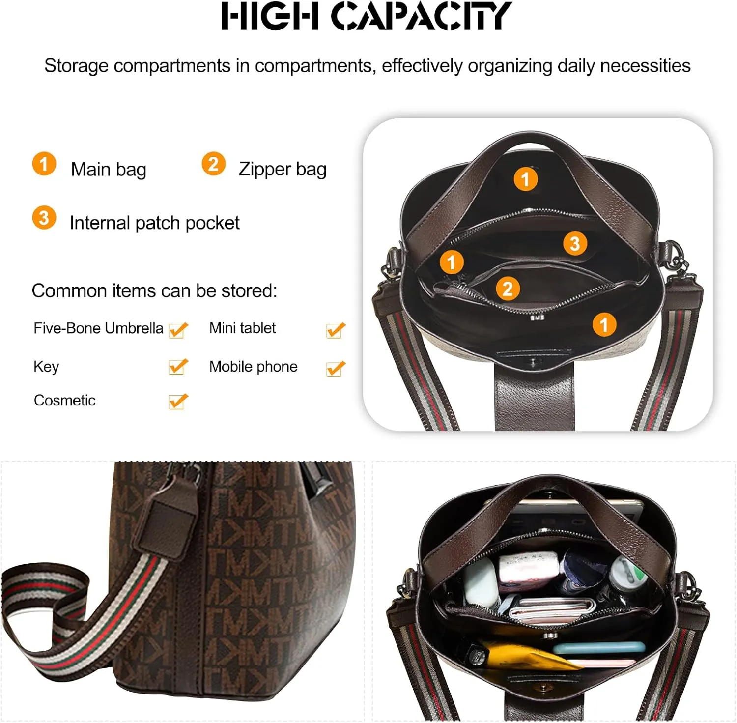 Ergocar Tote Bags for Women, Women's Tote Handbags, Fashion PVC, Women's Satchel, Purses Shoulder Bag, Woman Top-Handle Bags
