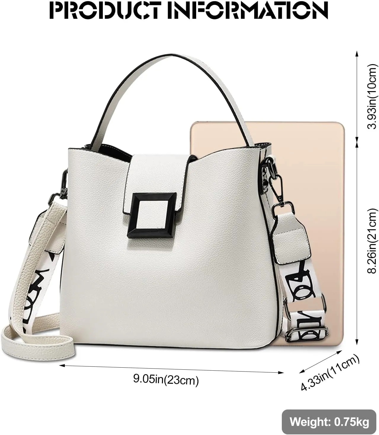 Ergocar Tote Bags for Women, Women's Tote Handbags, Fashion PVC, Women's Satchel, Purses Shoulder Bag, Woman Top-Handle Bags