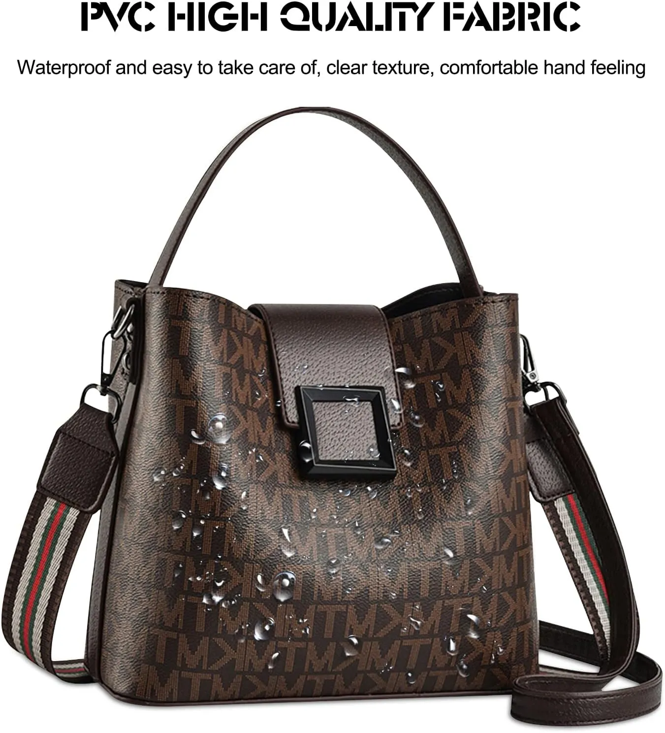 Ergocar Tote Bags for Women, Women's Tote Handbags, Fashion PVC, Women's Satchel, Purses Shoulder Bag, Woman Top-Handle Bags