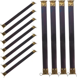 ERINGOGO Handbag Spring Clip 10pcs Sewing Internal Handbag Hinges Flex Frame Bag Closures for DIY Craft