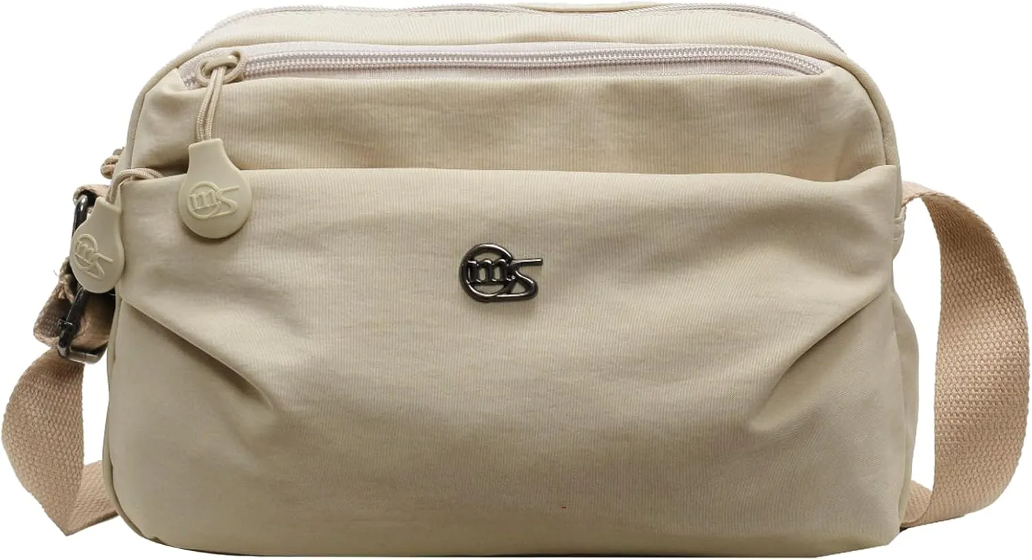 Eslcorri Crossbody Bags for Women, Small Shoulder Bag Nylon Simple Purse with Zipper, Lightweight Casual Simple Purse