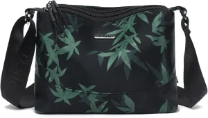 Eslcorri Crossbody Bags for Women, Small Shoulder Bag Nylon Simple Purse with Zipper, Lightweight Casual Simple Purse