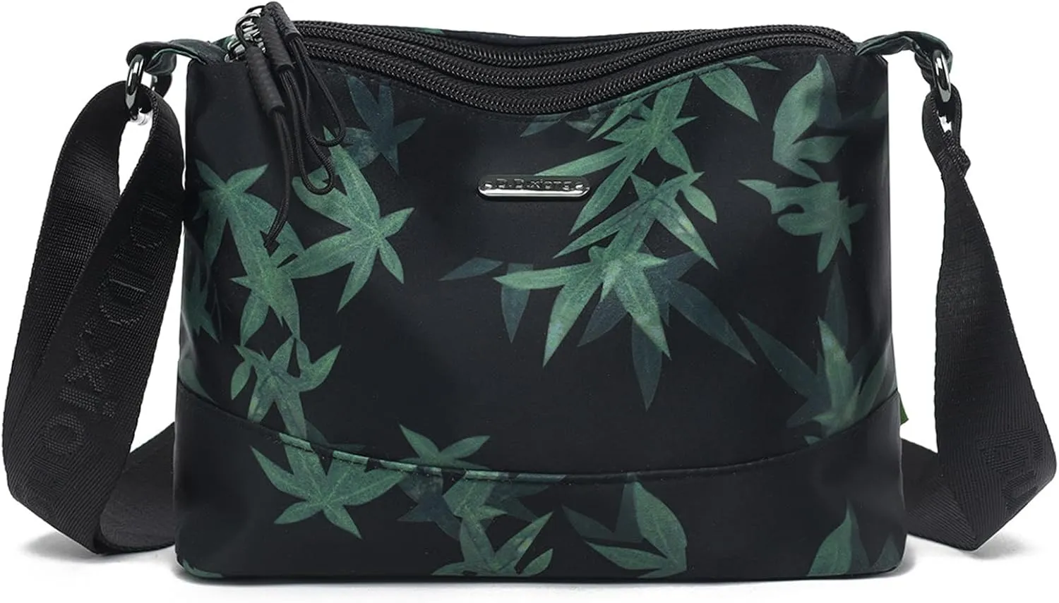 Eslcorri Crossbody Bags for Women, Small Shoulder Bag Nylon Simple Purse with Zipper, Lightweight Casual Simple Purse