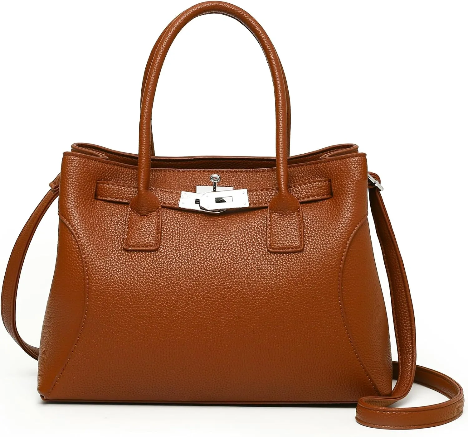 Eslcorri Women Top-Handle Satchel Bag Medium Tote Handbags Trendy Shoulder Purse PU Leather Ladies Crossbody Hobo Pocketbook