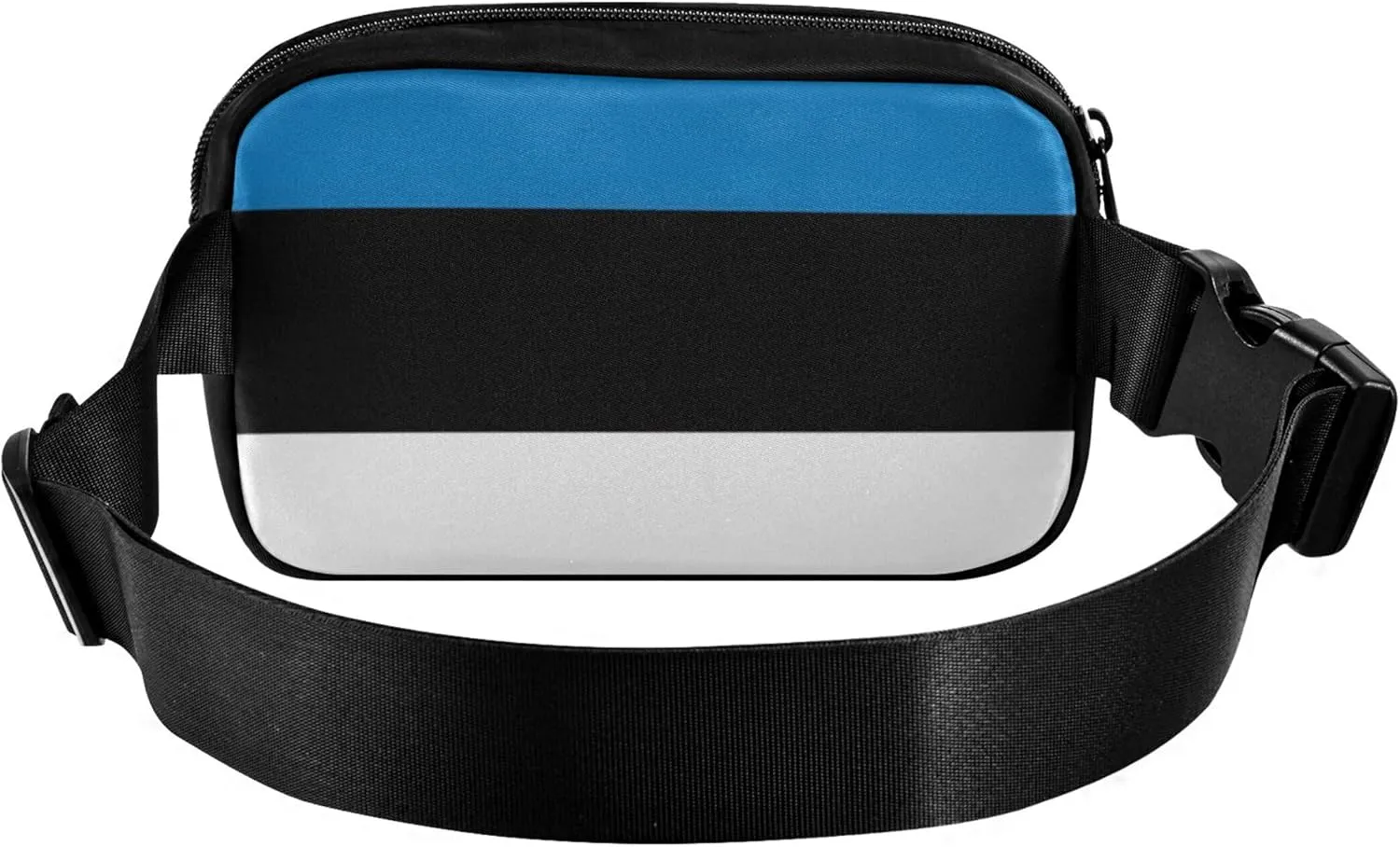 Estonia Flag Fanny Pack for Women Fashion Belt Bag Hip Pouch Waterproof Crossbody Waist Bag