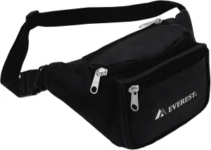 Everest Signature Waist Pack - Medium, Black, One Size