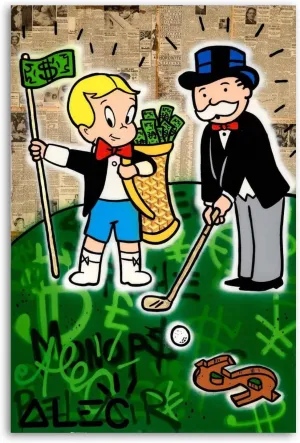 EWM ALEC Monopolys Goyards Golf Poster Decorative Painting Canvas Wall Art Living Room Posters Bedroom Painting 16x24inch(40x60cm)