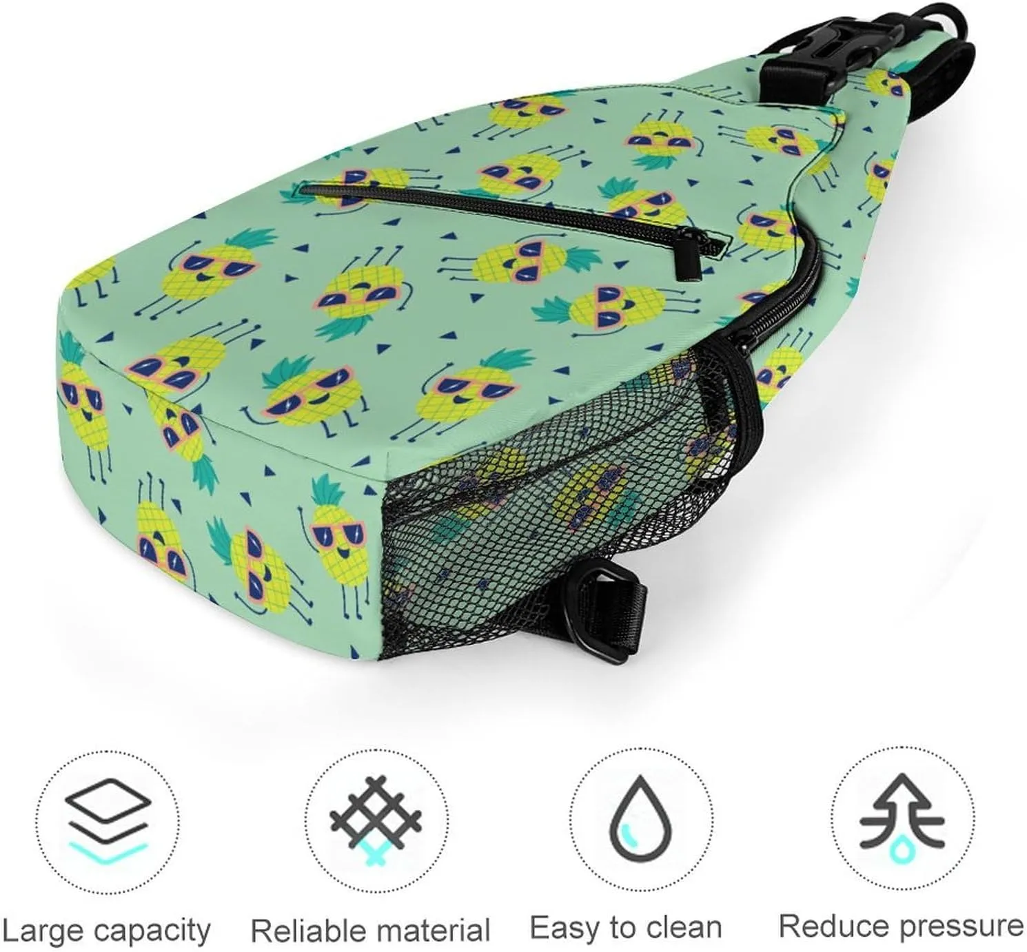Eyes Versatile And Convenient Multipurpose Crossbody Bag - Perfect for Travel And Hiking