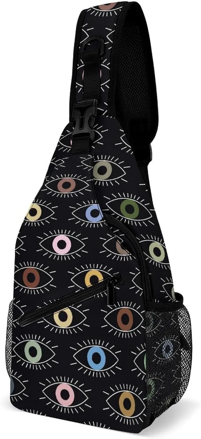 Eyes Versatile And Convenient Multipurpose Crossbody Bag - Perfect for Travel And Hiking