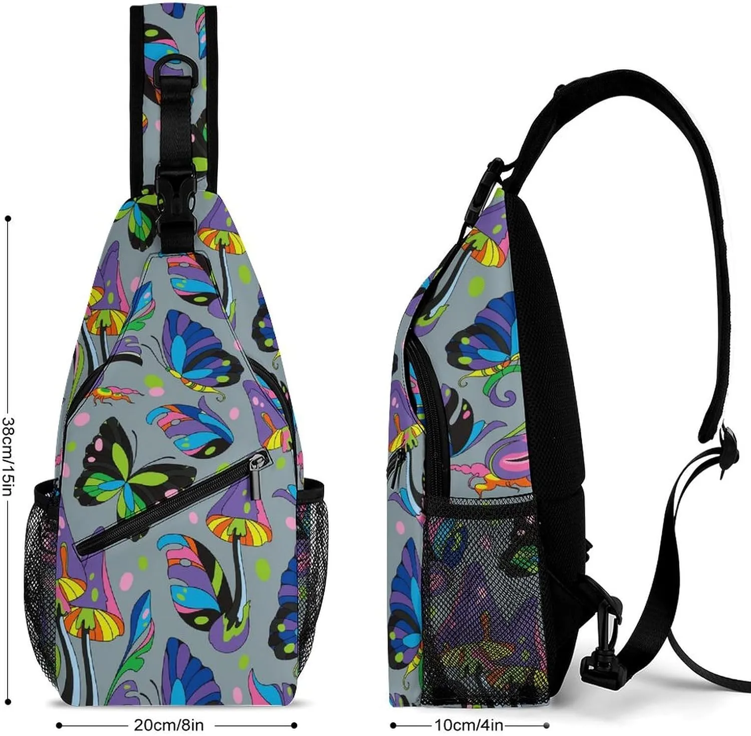 Eyes Versatile And Convenient Multipurpose Crossbody Bag - Perfect for Travel And Hiking