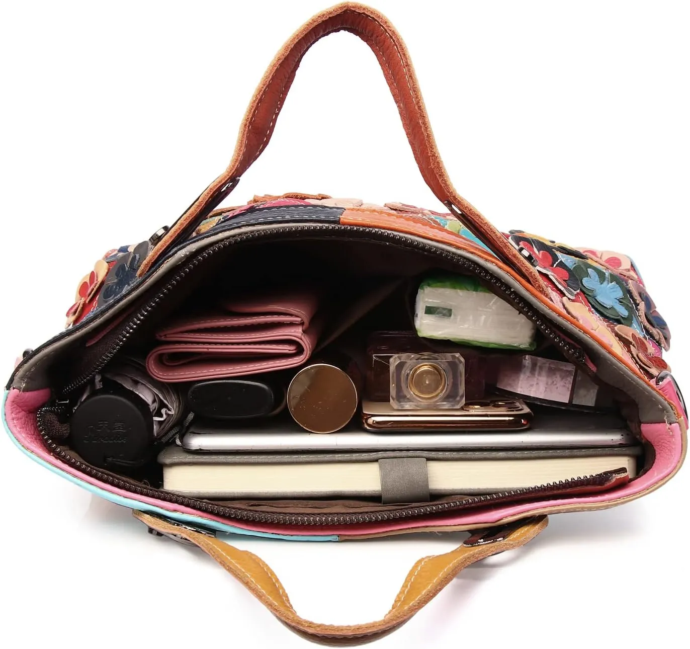 Eysee handbag women leather with large capacity, stylish shoulder bag, shopper Hobo bag women