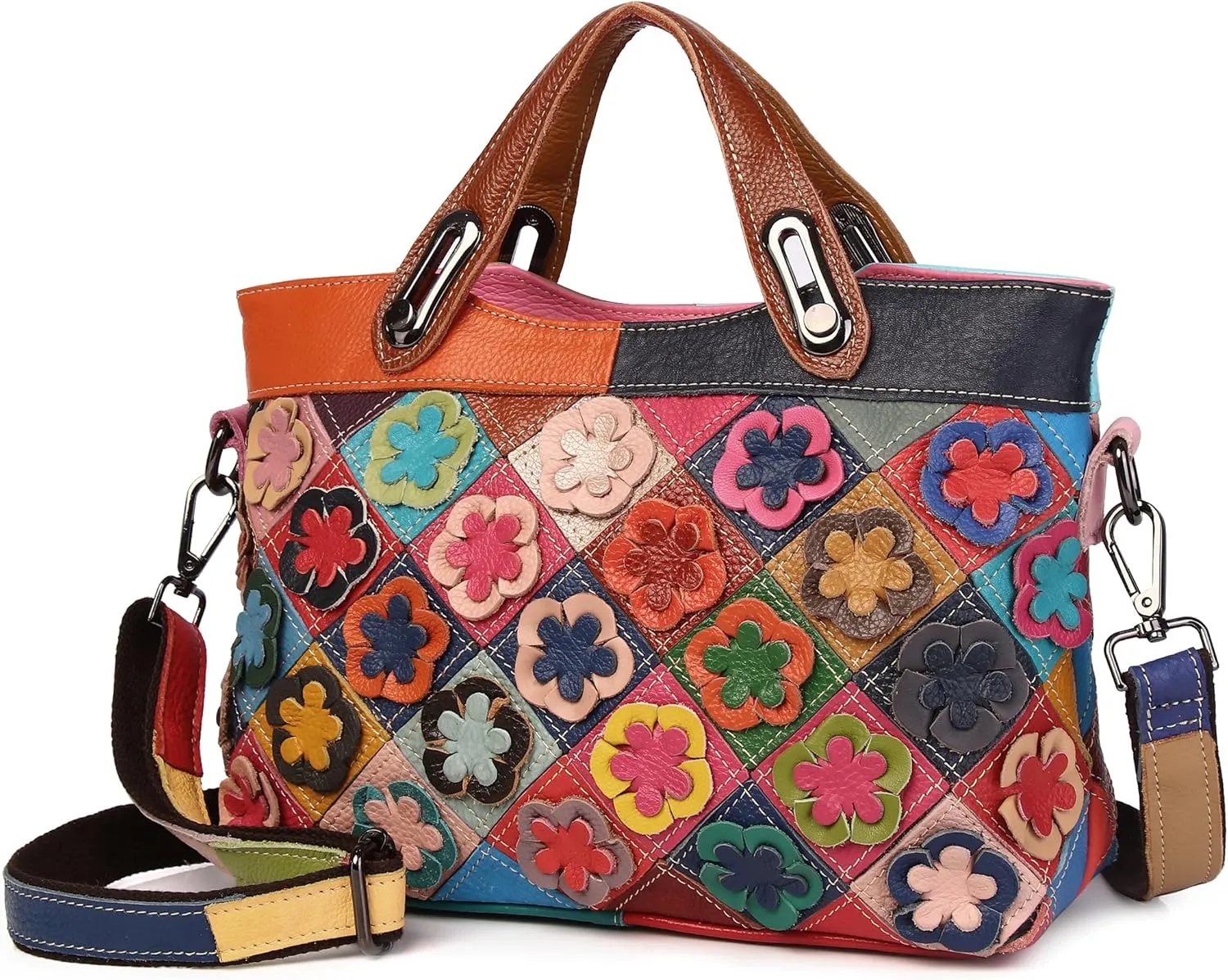 Eysee handbag women leather with large capacity, stylish shoulder bag, shopper Hobo bag women