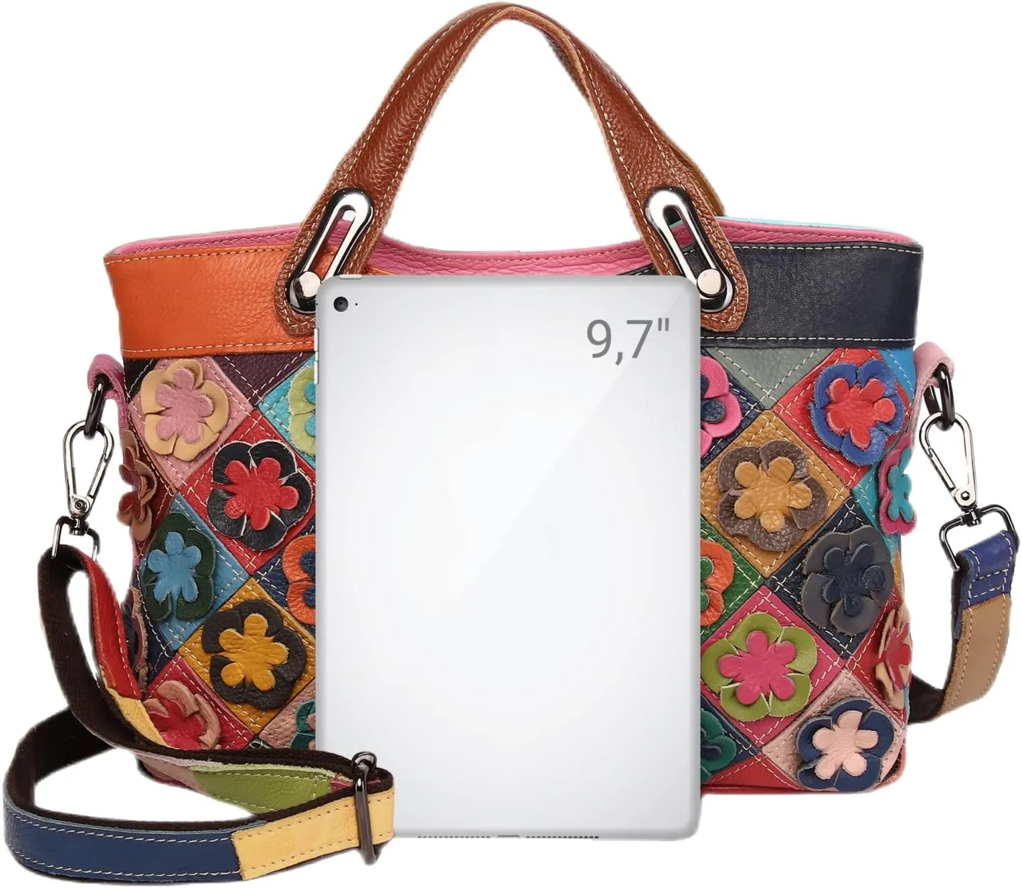 Eysee handbag women leather with large capacity, stylish shoulder bag, shopper Hobo bag women