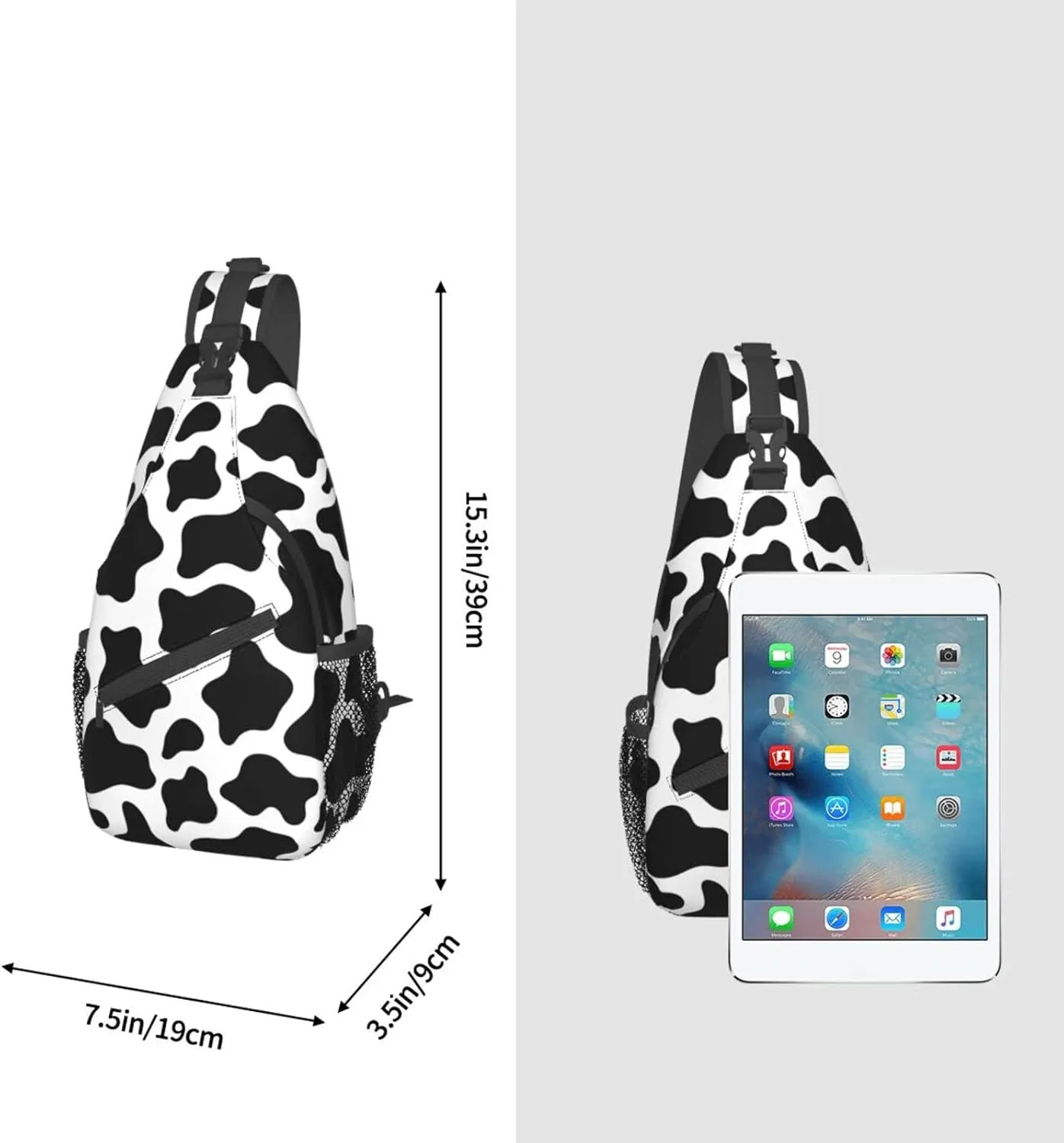Fashion Chest Sling Bag Crossbody Shoulder Backpack Adjustable Lightweight Travel Hiking Casual Daypack Unisex