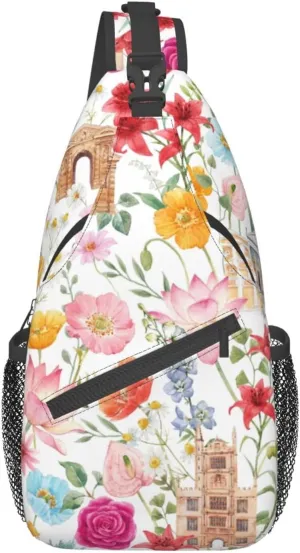 Fashion Chest Sling Bag For Women Men Adjustable Strap Crossbody Shoulder Backpack Hiking Travel Casual Unisex Daypack