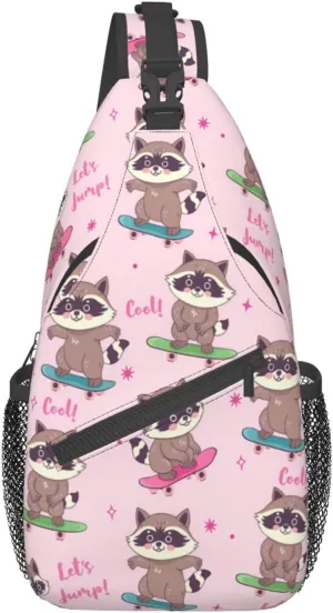 Fashion Chest Sling Bag For Women Men Adjustable Strap Crossbody Shoulder Backpack Hiking Travel Casual Unisex Daypack