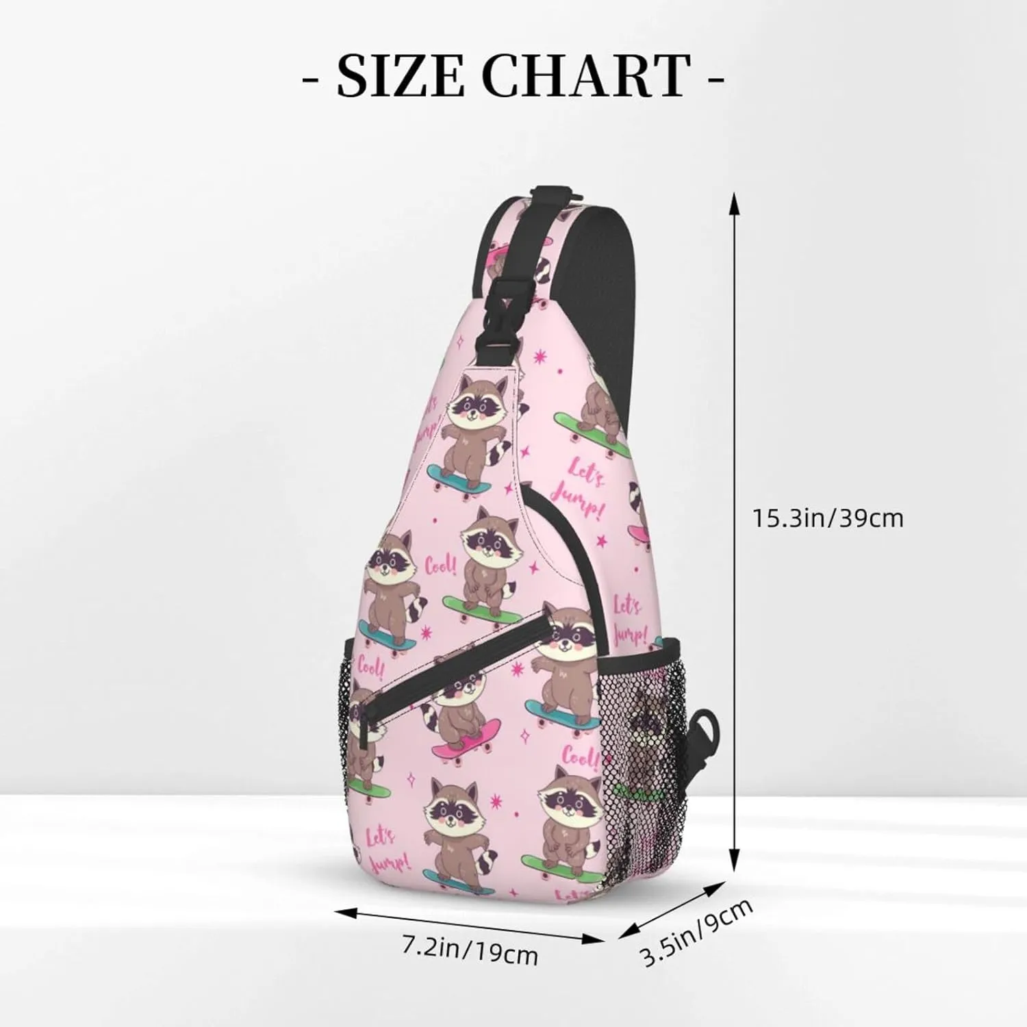 Fashion Chest Sling Bag For Women Men Adjustable Strap Crossbody Shoulder Backpack Hiking Travel Casual Unisex Daypack
