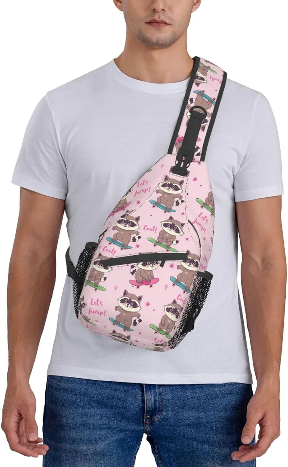 Fashion Chest Sling Bag For Women Men Adjustable Strap Crossbody Shoulder Backpack Hiking Travel Casual Unisex Daypack