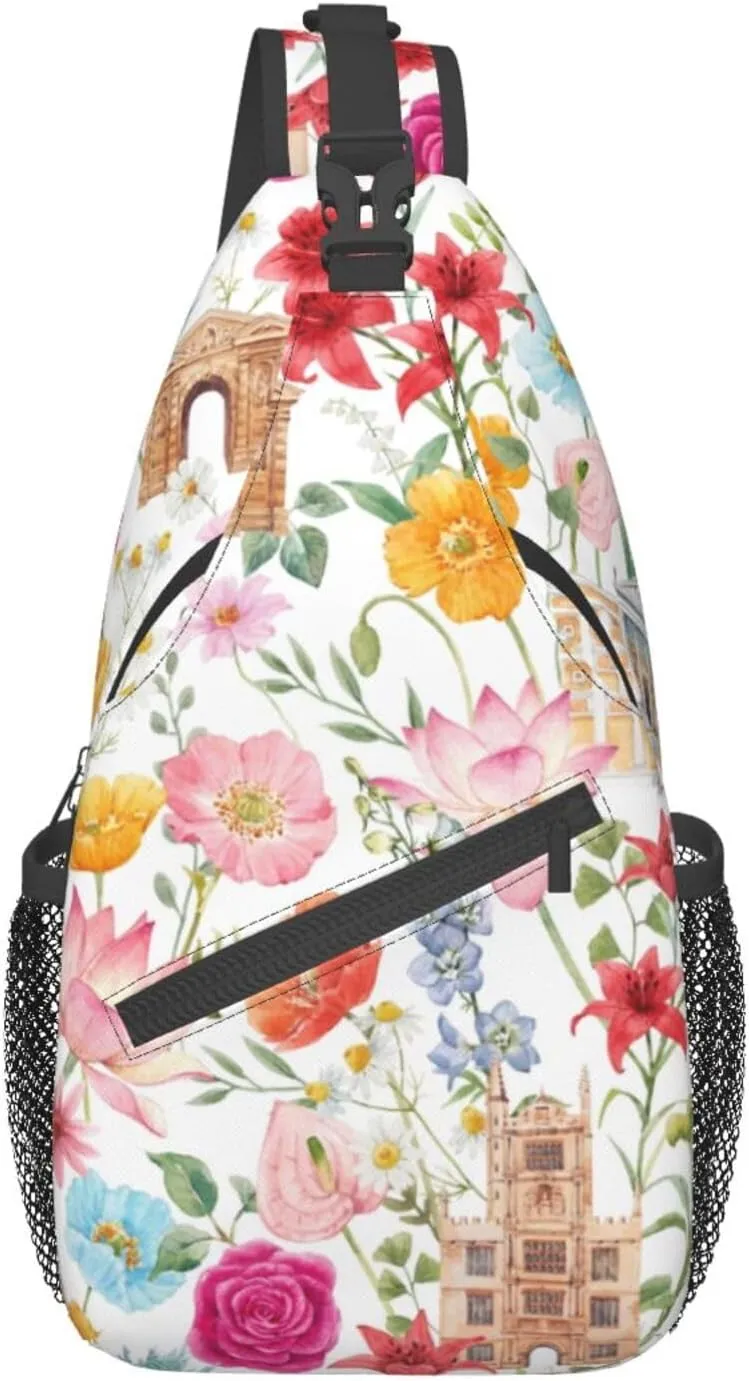 Fashion Chest Sling Bag For Women Men Adjustable Strap Crossbody Shoulder Backpack Hiking Travel Casual Unisex Daypack