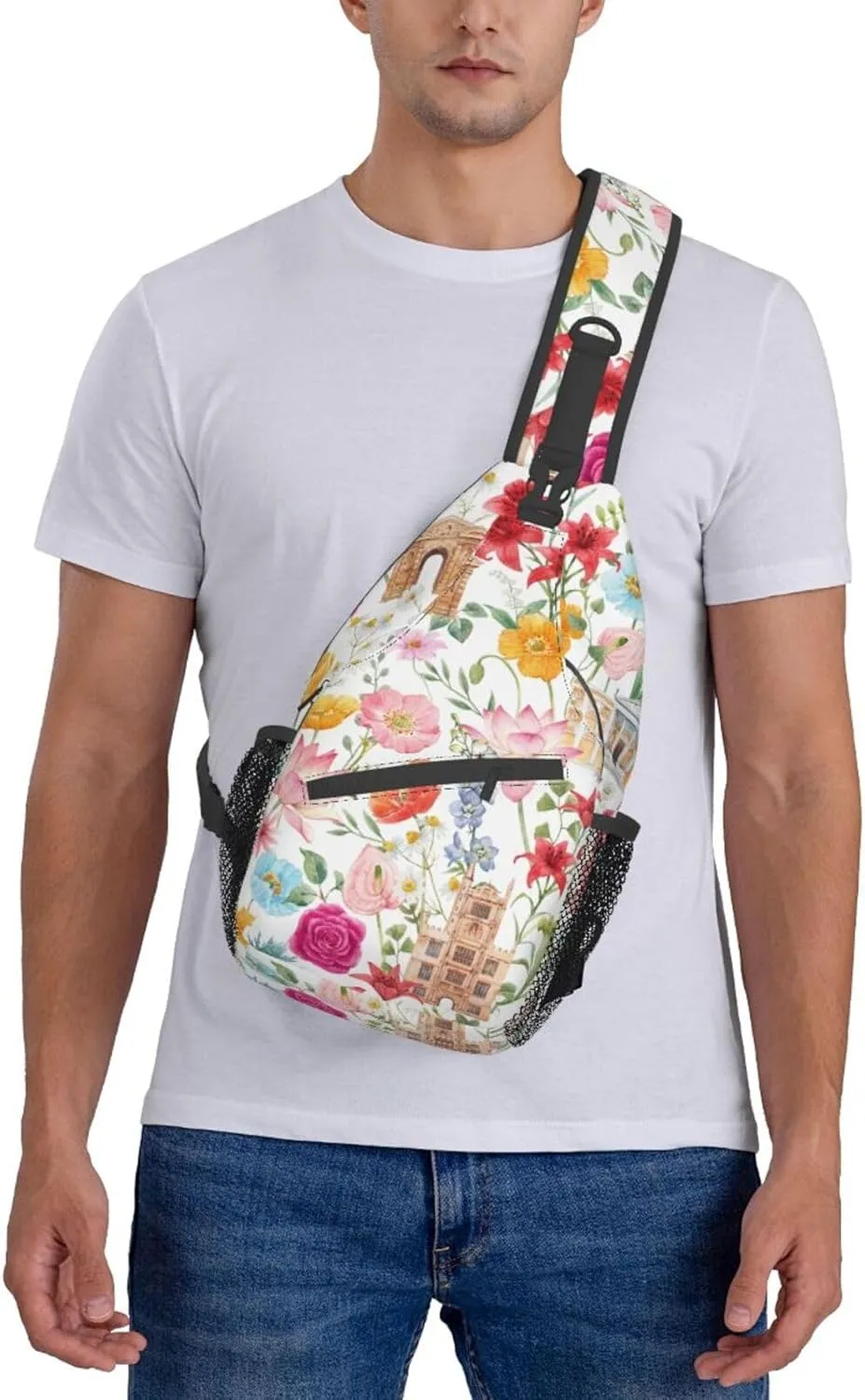 Fashion Chest Sling Bag For Women Men Adjustable Strap Crossbody Shoulder Backpack Hiking Travel Casual Unisex Daypack