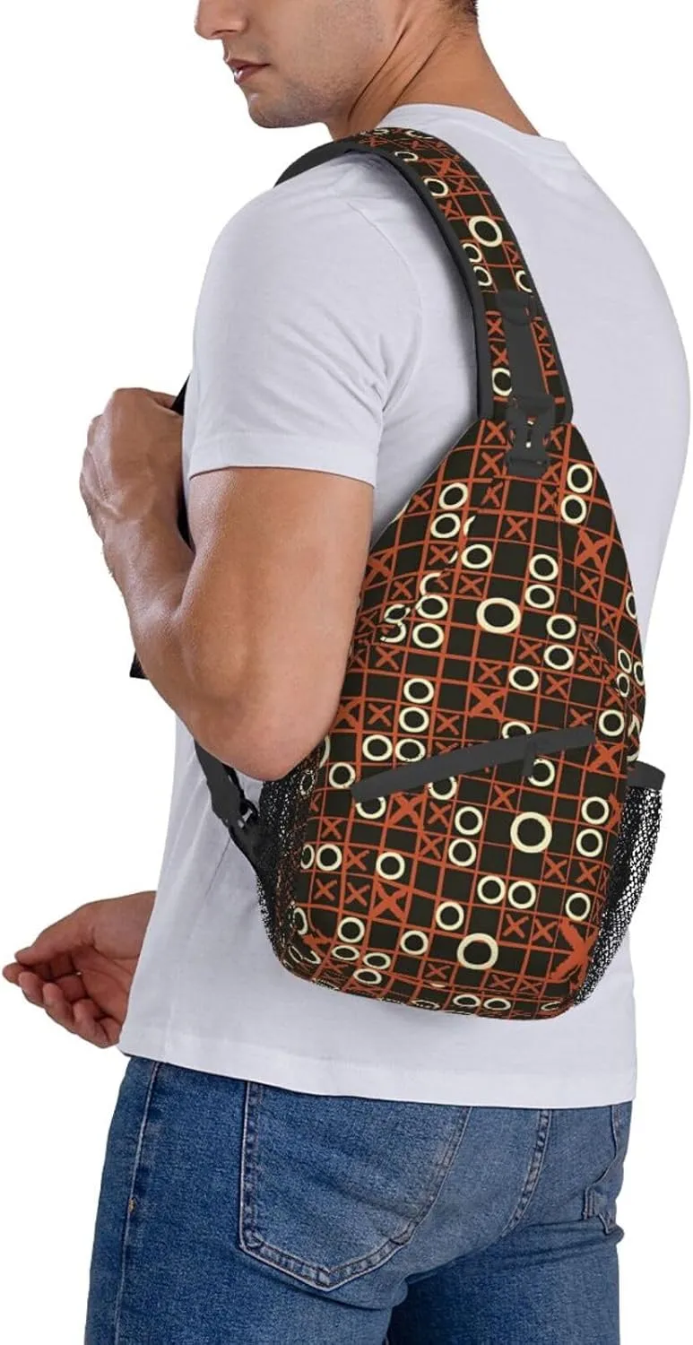 Fashion Chest Sling Bag For Women Men Adjustable Strap Crossbody Shoulder Backpack Hiking Travel Gym Unisex Daypack