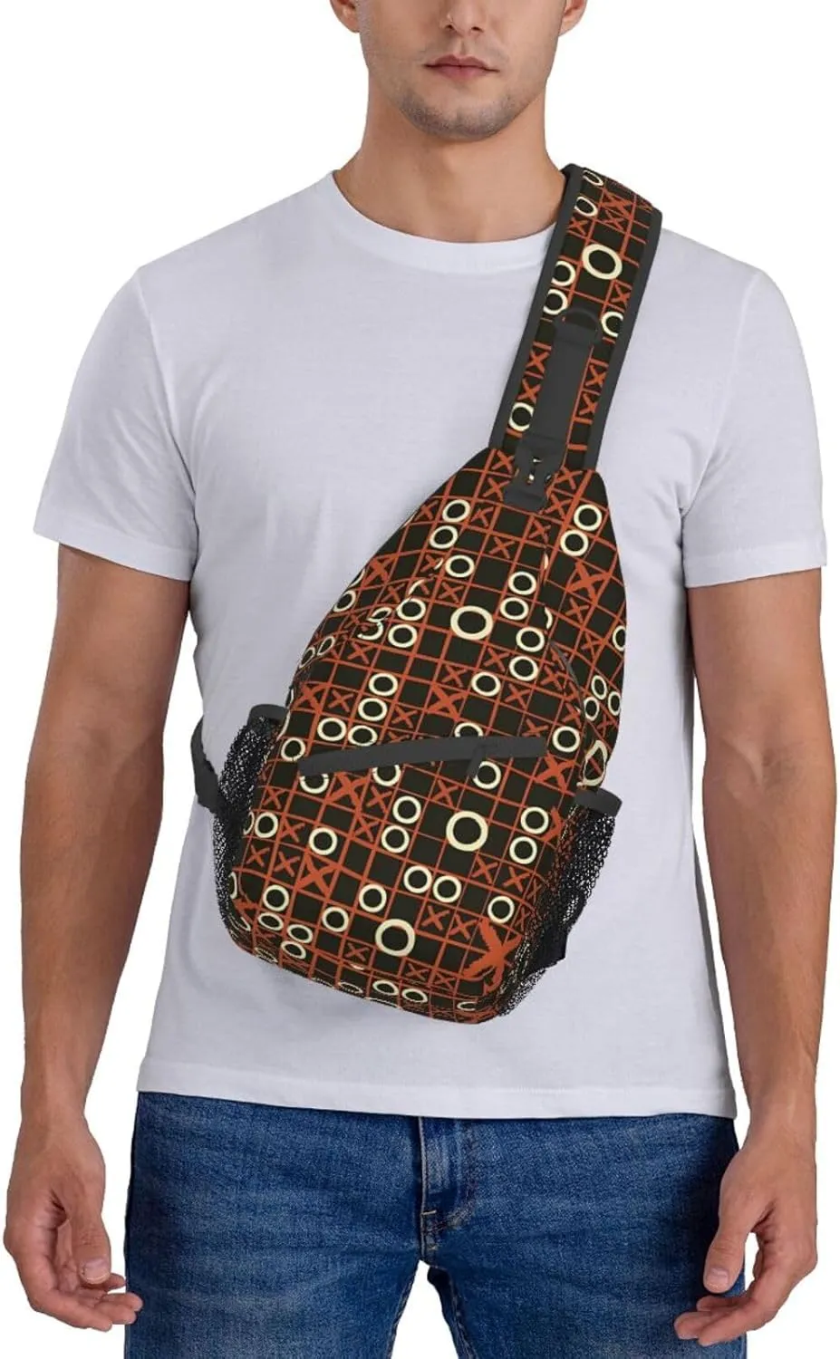 Fashion Chest Sling Bag For Women Men Adjustable Strap Crossbody Shoulder Backpack Hiking Travel Gym Unisex Daypack