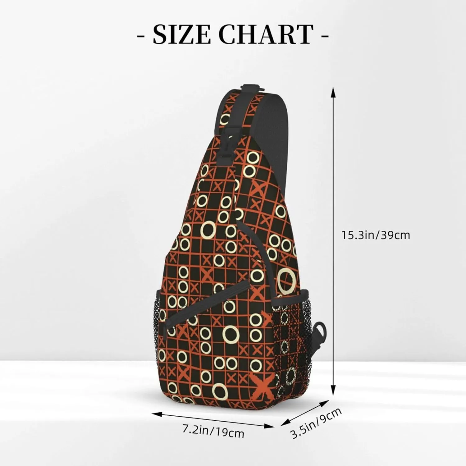 Fashion Chest Sling Bag For Women Men Adjustable Strap Crossbody Shoulder Backpack Hiking Travel Gym Unisex Daypack