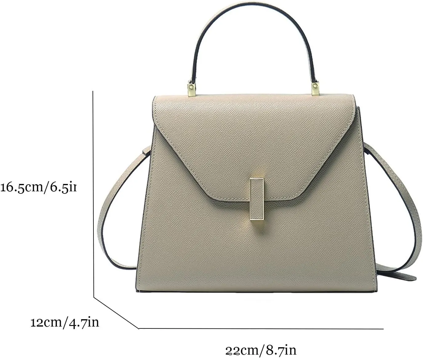 Fashion Genuine Leather Tote Handbag Top Handle Purse classic Crossbody Handbag Designer Satchel Bag with Detachable Strap