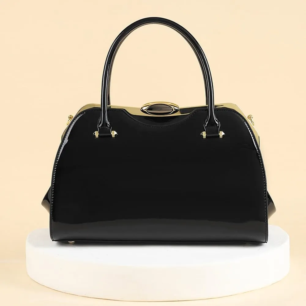 Fashion Leather Women's Top Handle Satchel Crossbody Bag Handbags Tote Purses Hard Shoulder Messenger Bags