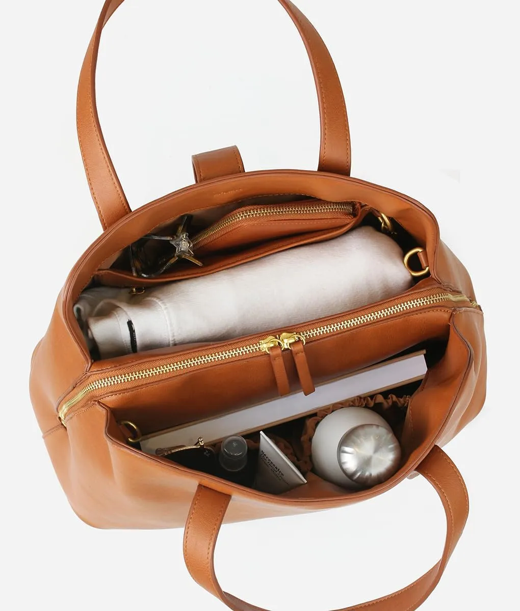 FAWN DESIGN Satchel Diaper Bag (Modern and Minimalist Travel Diaper Satchel to Hold Baby Essentials)