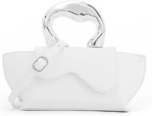 Fecialy Women Unique Silver Crossbody Bags Y2K Evening Bag Tote Handbag Satchel Bag Small Cute Shoulder Bags Hobo Purse