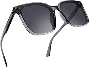 FEISEDY Women Oversized Vintage Polarized Sunglasses Square Cute Trendy Classic Simple Men B2758