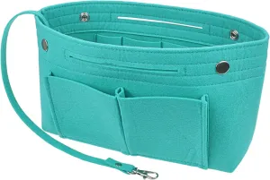 Felt Tote Handbag Purse Organizer Insert Divider Shaper Bag in Bag
