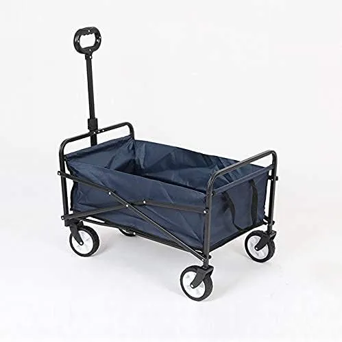 Foldable Trolley,Transport Trolley,Portable Shopping Folding Trolley,Four-Wheeled Hand Push Small Trolley