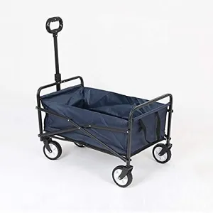 Foldable Trolley,Transport Trolley,Portable Shopping Folding Trolley,Four-Wheeled Hand Push Small Trolley