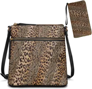 FOR U DESIGNS Hobo Bags for Women Satchel Purses and Handbags Leather Crossbody Purse and Wallet Set