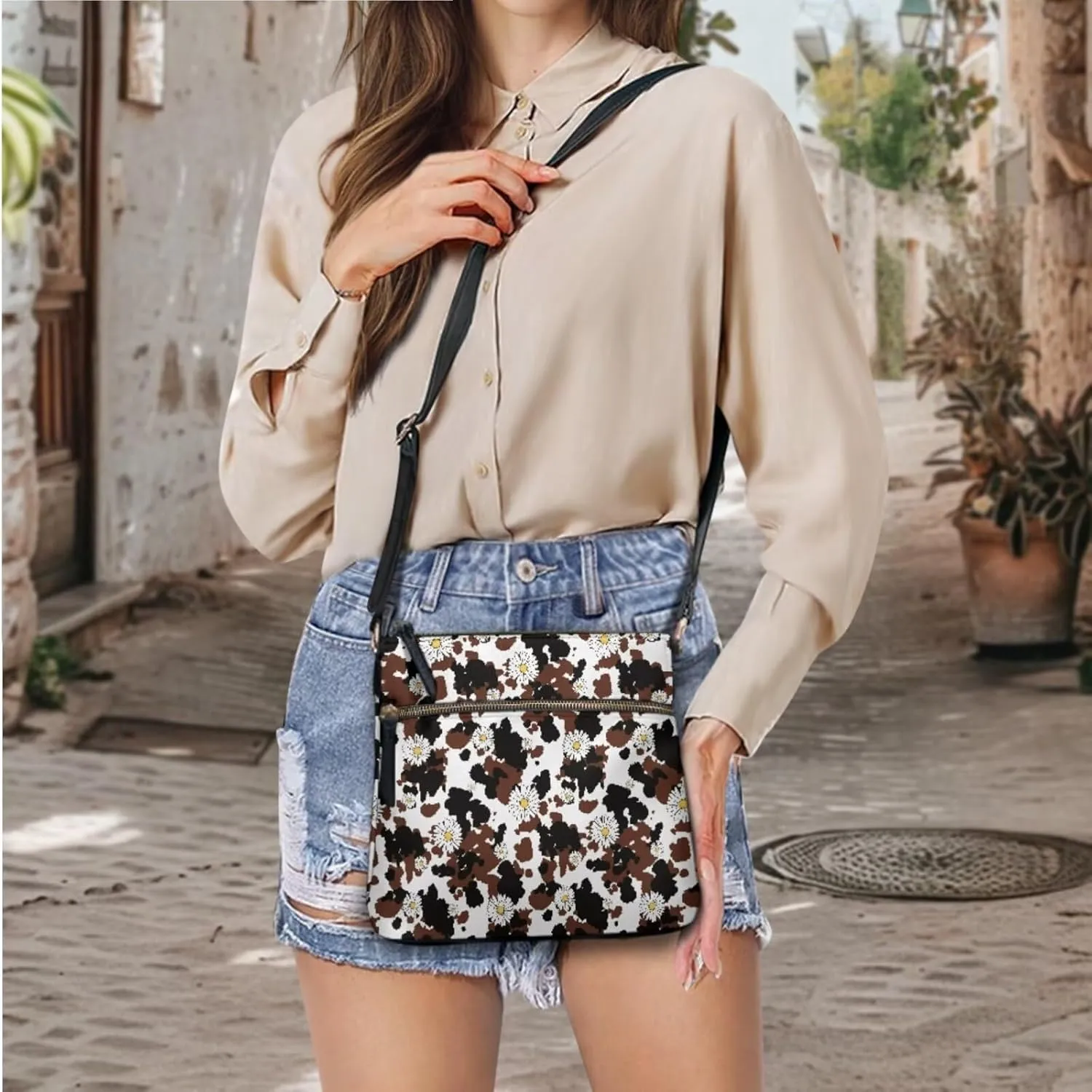 FOR U DESIGNS Hobo Bags for Women Satchel Purses and Handbags Leather Crossbody Purse and Wallet Set