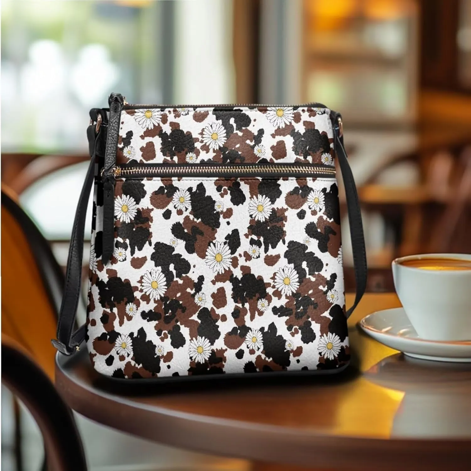 FOR U DESIGNS Hobo Bags for Women Satchel Purses and Handbags Leather Crossbody Purse and Wallet Set
